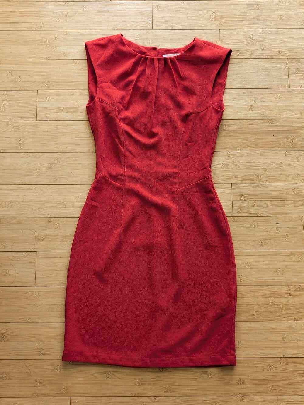 H&M Red Sheath Pencil Dress
